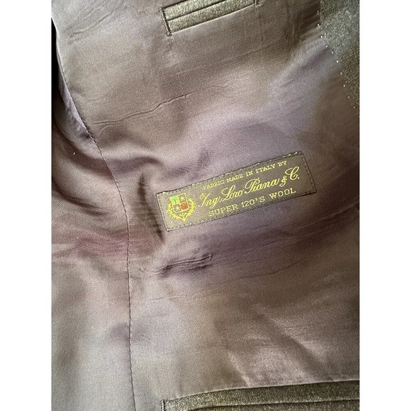 J CREW Ludlow Loro Piana Super 120s Wool Charcoal Grey 40R Blazer Suit Jacket - Picture 5 of 11